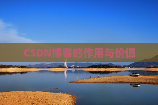 CSDN博客的作用与价值